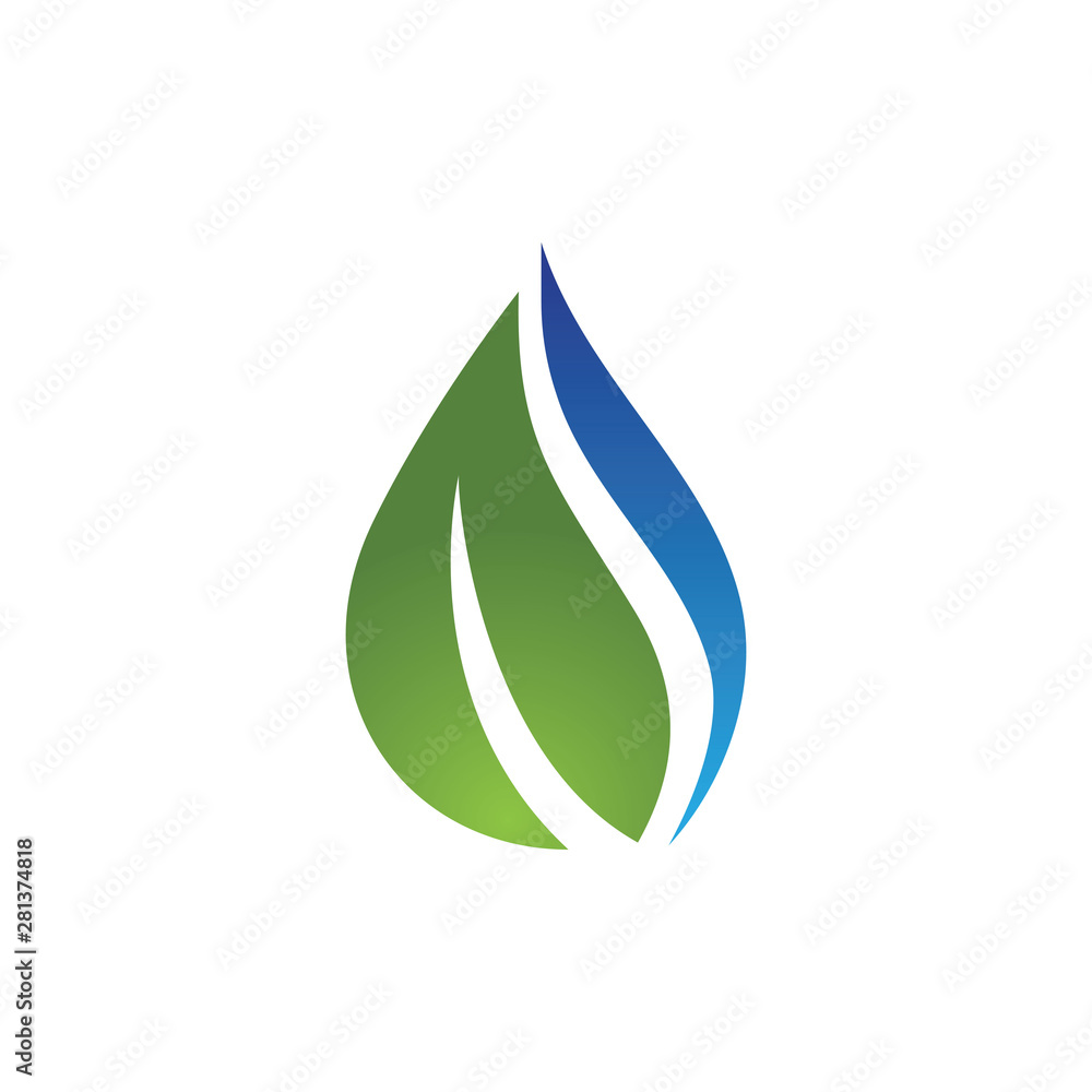 Water drop Logo Template vector illustration Water drop Logo Template vector illustration