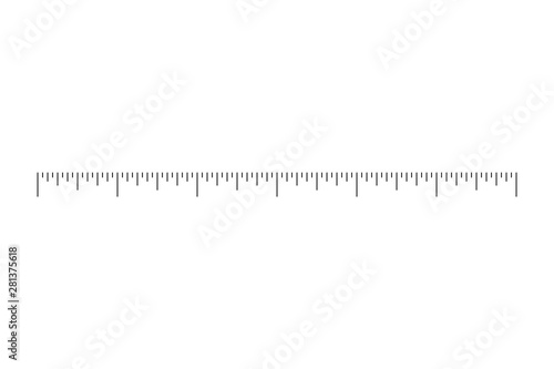 Measuring scale overlay bar for distance or volume measuring tools