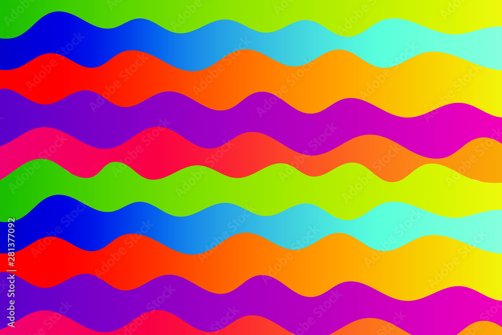 Colorful background with curved gradient lines. Pattern design for banner, poster, flyer, card, cover, brochure Colorful background with curved gradient lines. Pattern design for banner, poster, flyer, card, cover, brochure