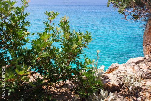 Beautiful beach  Gjipe beach, Albania photo