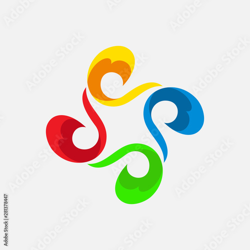 waves logo design
