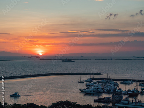 Sunset at Manila Bay