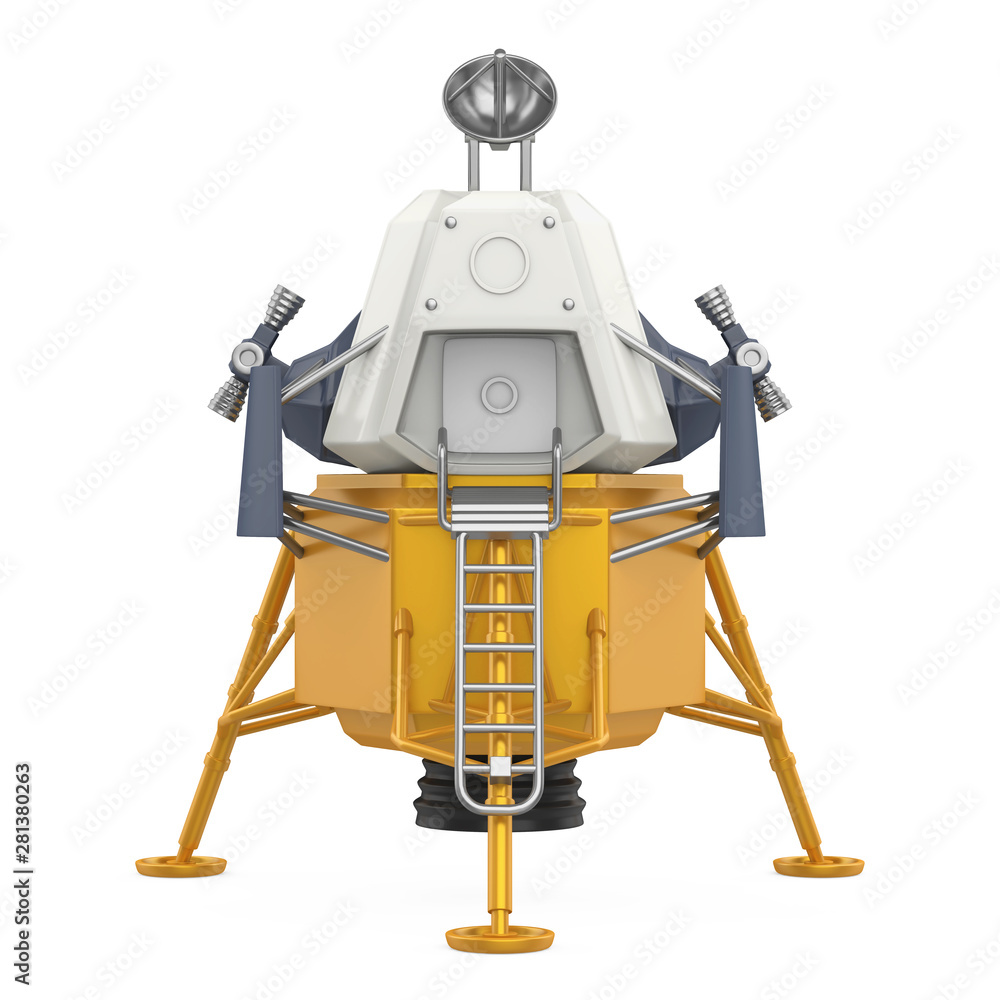 Apollo Lunar Module Isolated