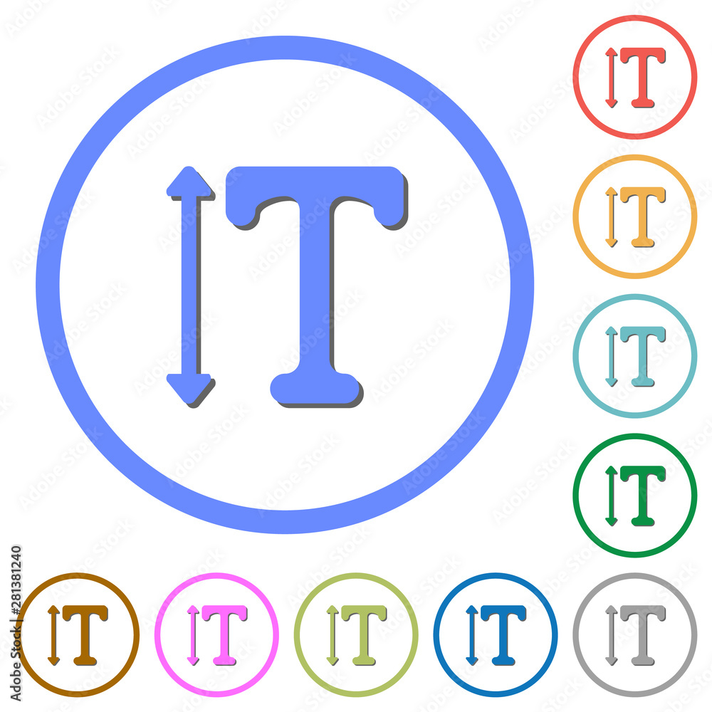 Adjust font height icons with shadows and outlines Adjust font height icons with shadows and outlines