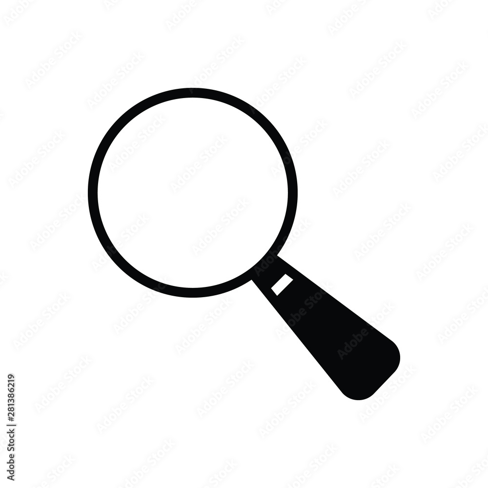 Black solid icon for search Black solid icon for search