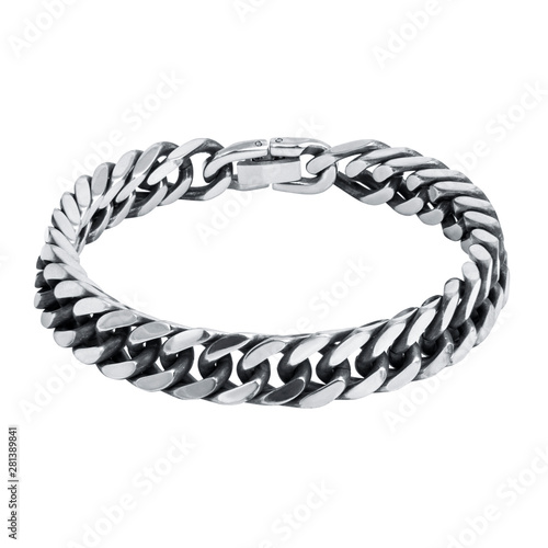 Wallpaper Mural Fashion male bracelet isolated on white Torontodigital.ca