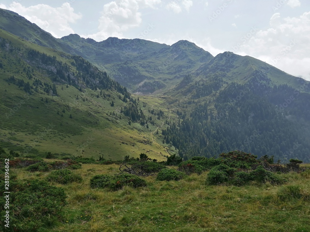 Direction Etang d'Ayès, Ariège, Pyrénées, France