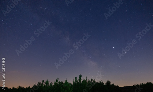 Stary clear night sky © daphnusia