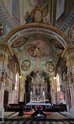 Main altar in the Saint John the Baptist church in Zagreb, Croatia