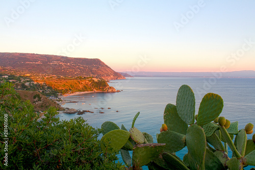 Landscape: Italy, view of the gulf of Ricadi Vibo Valentia photo