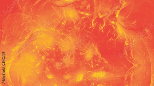 Hintergrundgrafik - Fantasievolle Strukturen - orange