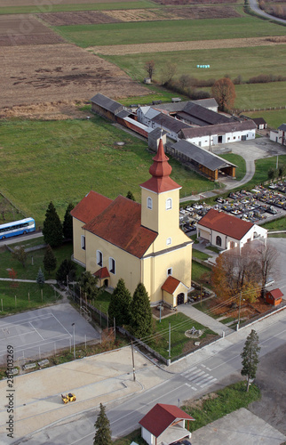 Parish church of the Assumption of the Virgin Mary in Savski Nart, Croatia photo