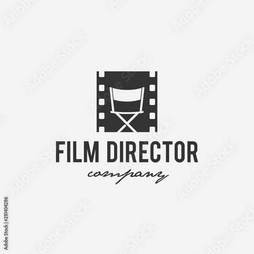 Creative logo design for film, cinema, director, tv company
