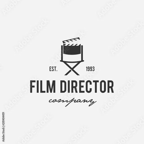 Creative logo design for film, cinema, director, tv company