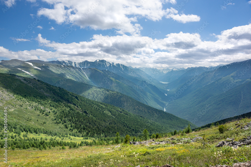 The view of Mountain Altay The view of Mountain Altay