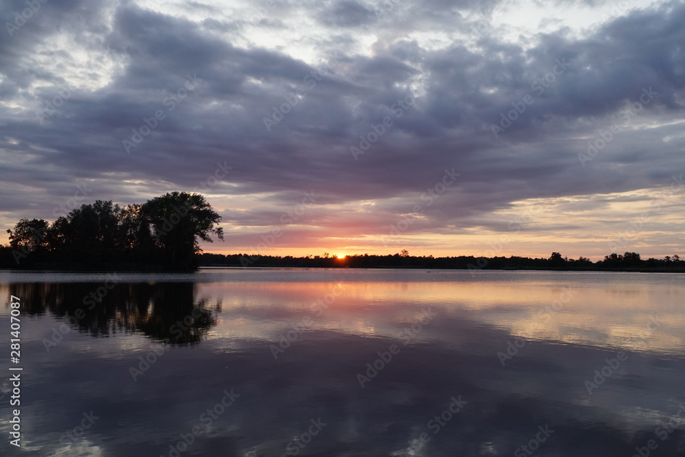 Sunrise on this beautiful lake