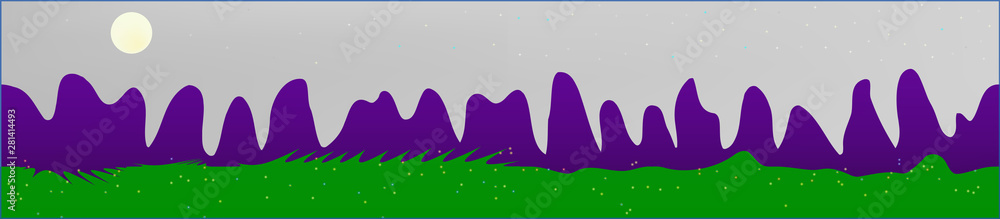 White neutral sky, and mountains landscape. White neutral sky, and mountains landscape.