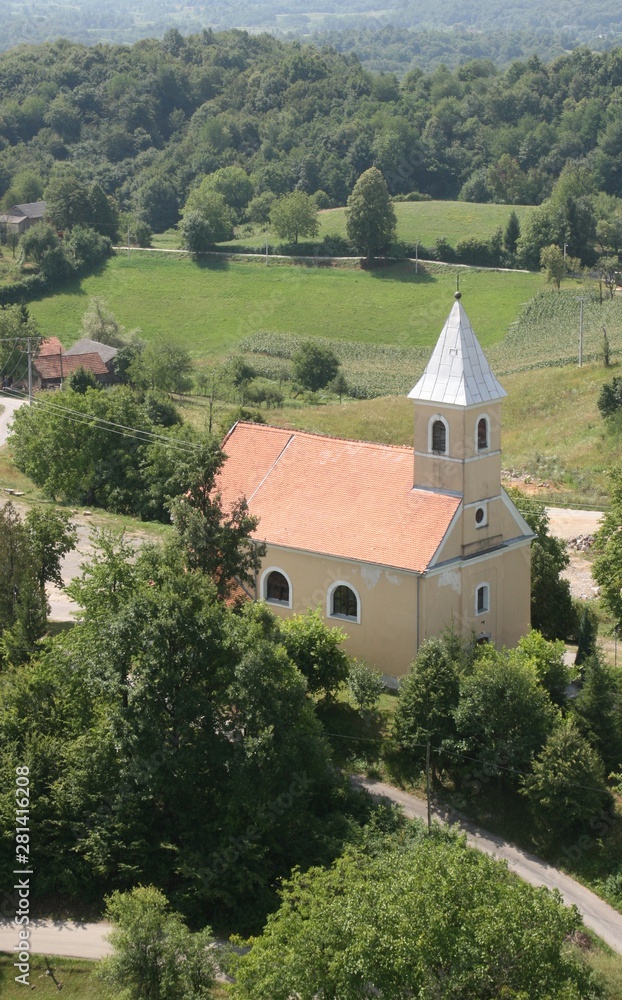 Church of Our Lady of Lourdes and St. Joseph in the Barilovicki Leskovac, Croatia