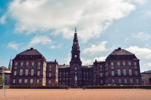 Building of Danish Parliament and the Danish Prime Minister's Office and the Supreme Court of Denmark. Christiansborg Palace in Copenhagen © Oleksandr