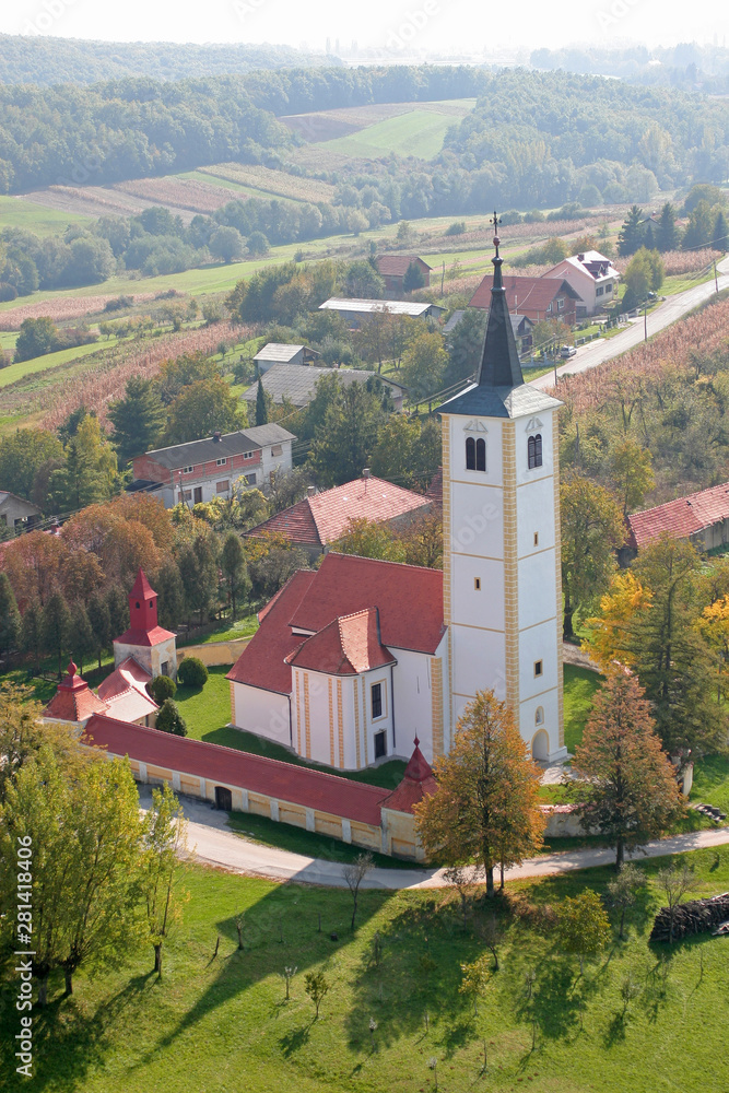 Our Lady of the Snows Church in Belec, Croatia