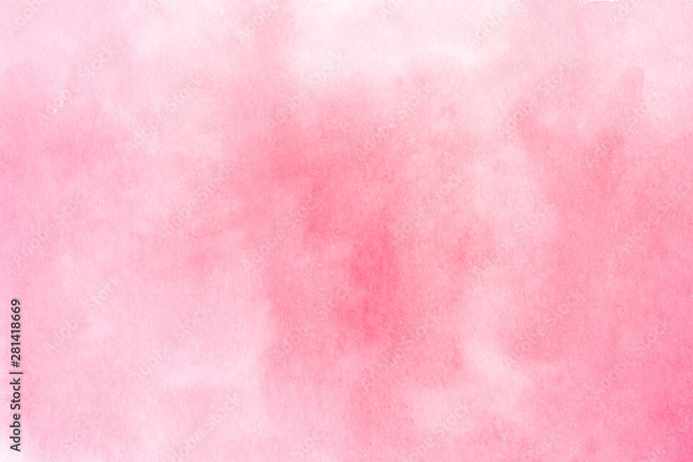 Abstract hand drawn watercolor pink background. Abstract hand drawn watercolor pink background.
