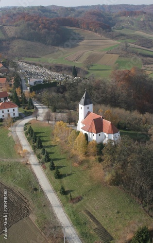 Wallpaper Mural All Saints Parish Church in the Bedenica, Croatia Torontodigital.ca