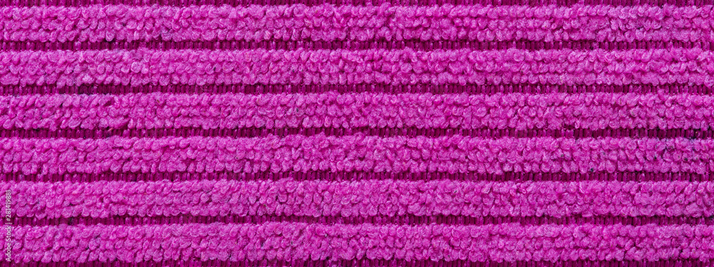 texture terry soft pink soft towel for background, banner