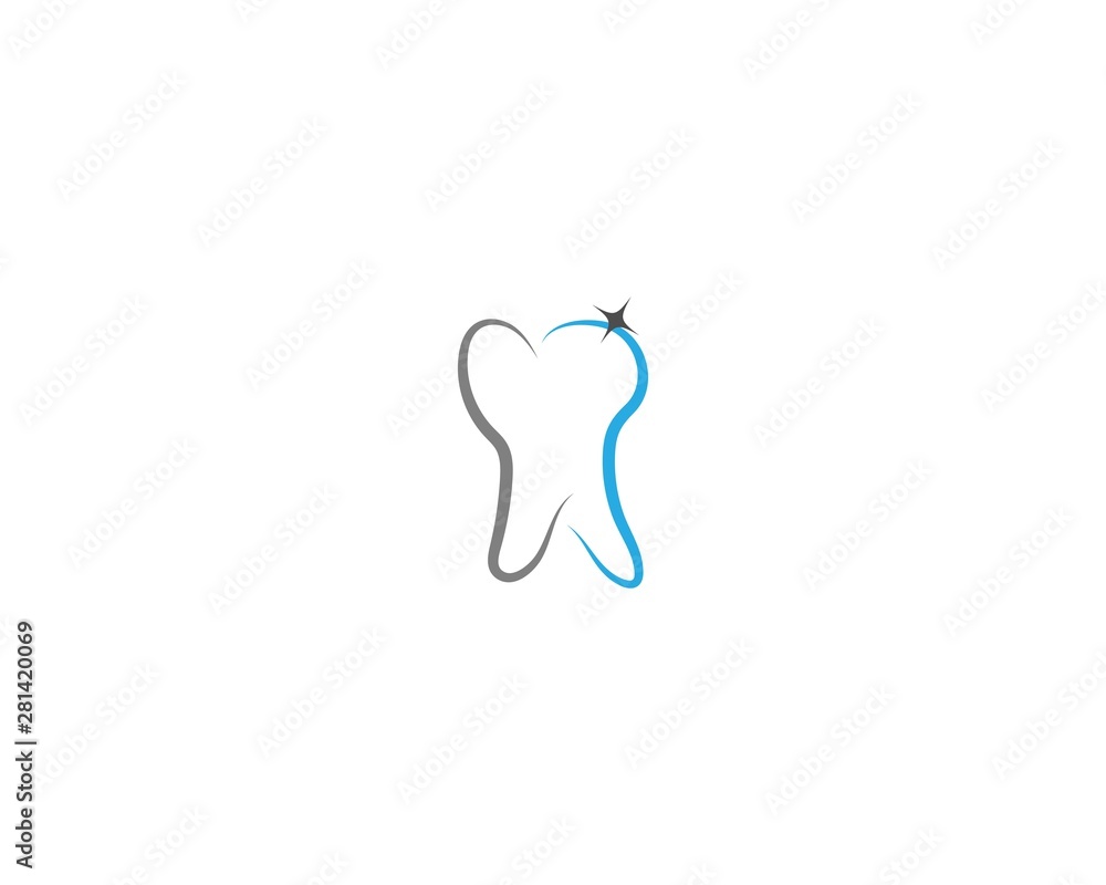 Obraz premium Dental logo Template vector illustration icon design