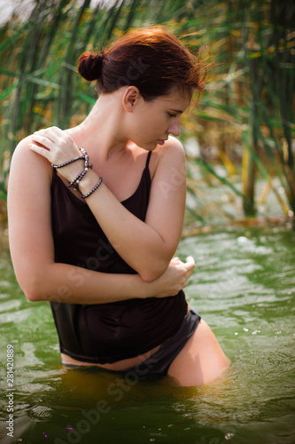 young woman in the water © Ксения Куприянова