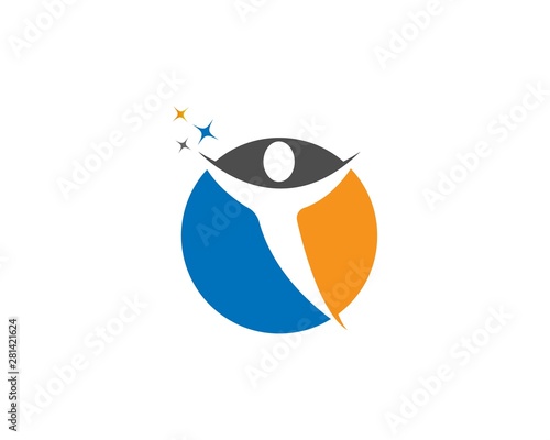 people logo vector template