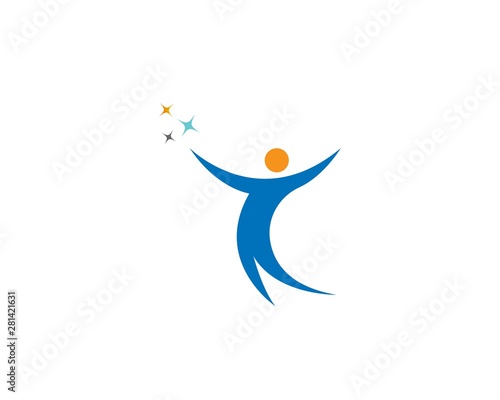 people logo vector template