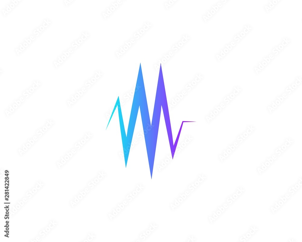 sound wave ilustration logo vector icon template sound wave ilustration logo vector icon template