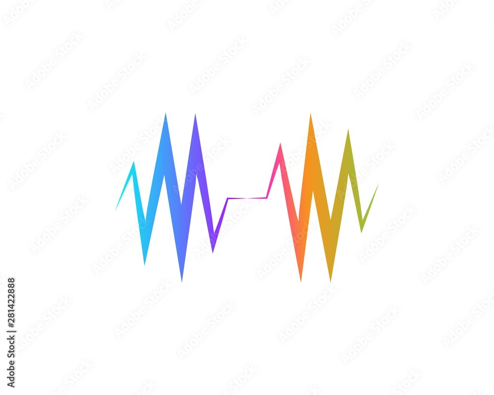 sound wave ilustration logo vector icon template sound wave ilustration logo vector icon template