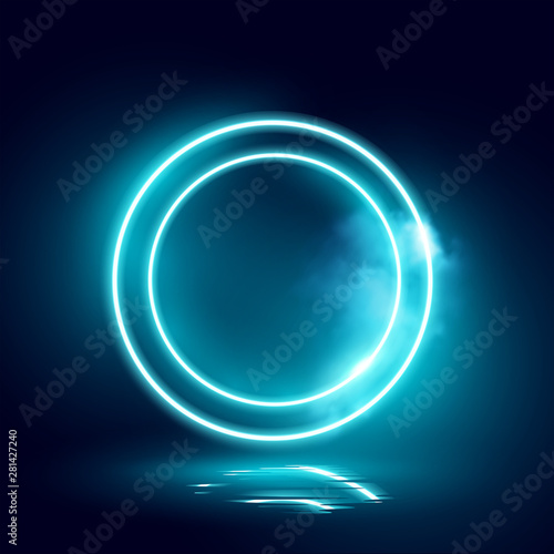 Glowing Neon Loops Light Effect