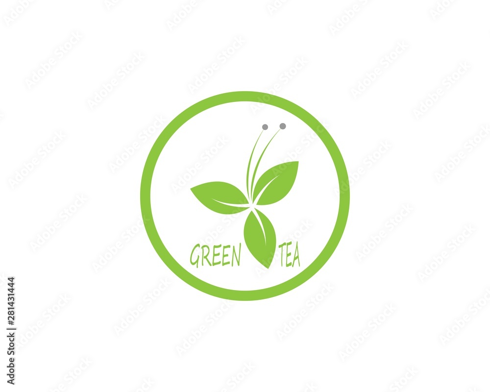 tea vector icon logo template tea vector icon logo template
