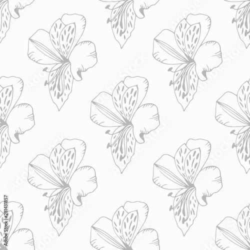 seamless pattern with flower