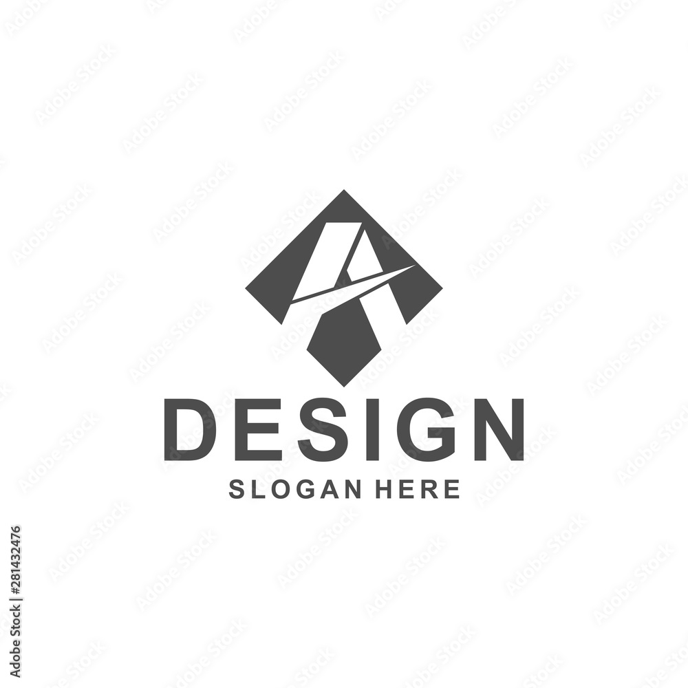 letter a nature logo template green tree leaf letter a nature logo template green tree leaf