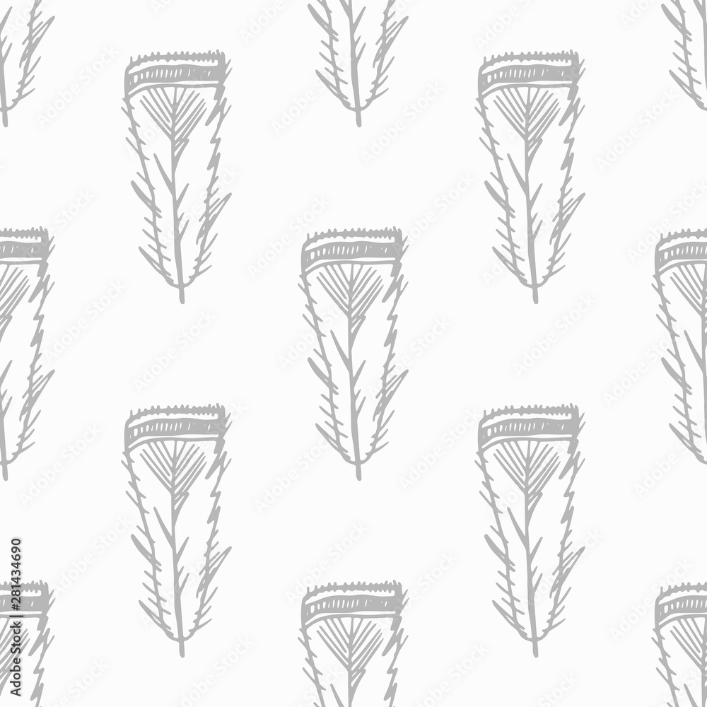 feather seamless pattern hand drawn sketch feather seamless pattern hand drawn sketch