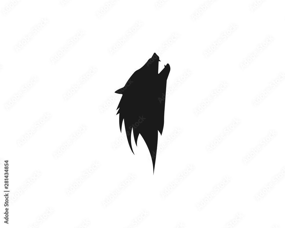Fototapeta premium Wolf Head Logo Template