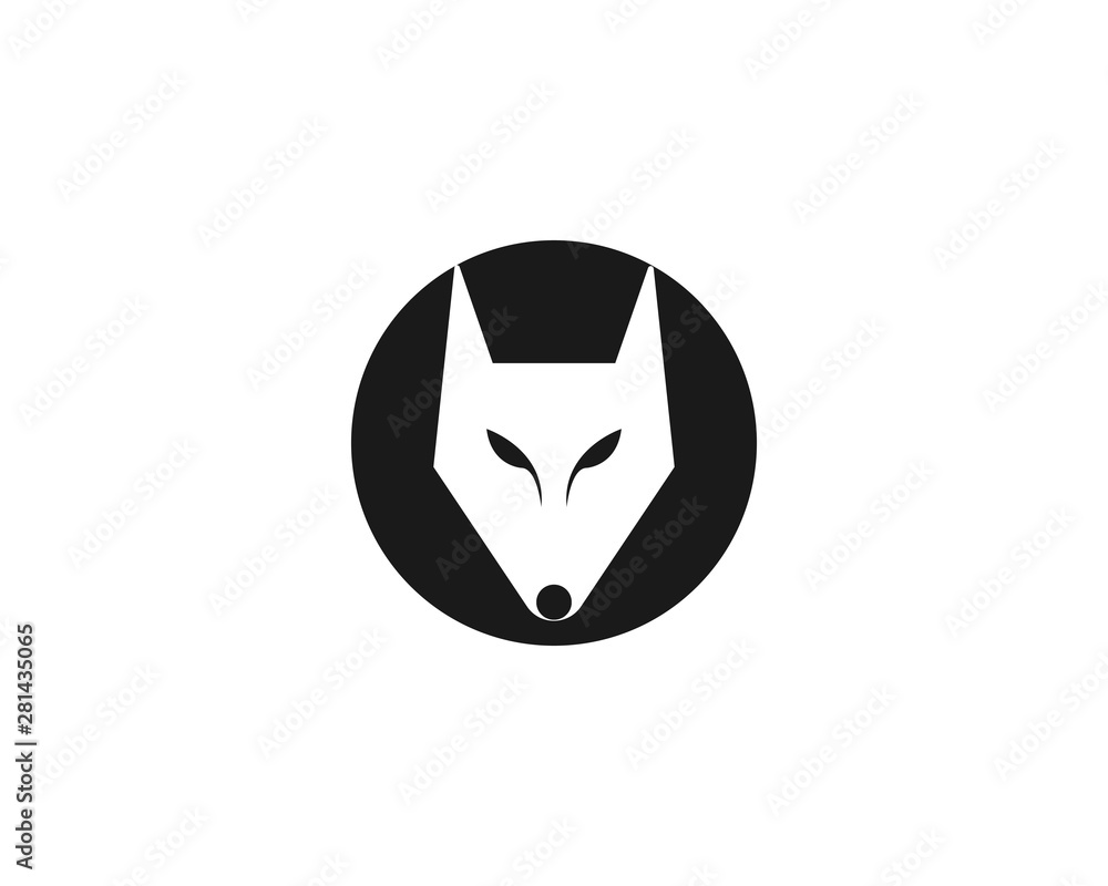 Wolf Head Logo Template Wolf Head Logo Template