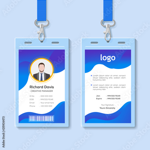 ID Card Template Design