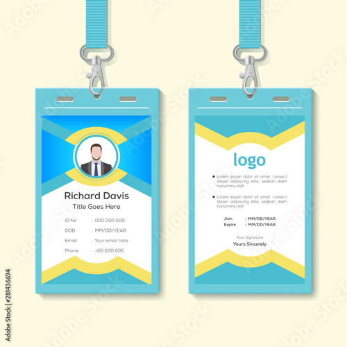 ID Card Template Design