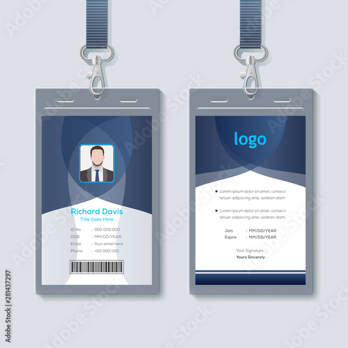 ID Card Template Design