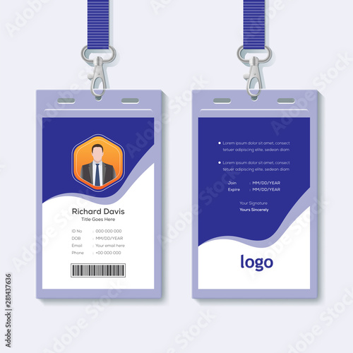 ID Card Template Design