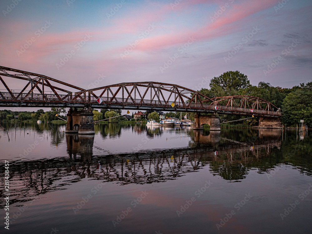 Fototapeta premium Alte Plauer Brücke