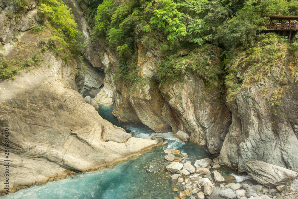 Naklejka premium The view in Yushan national park