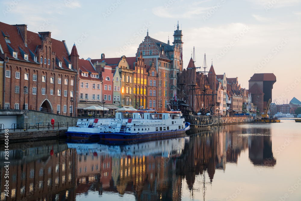 travel photo of old gdansk city, europ architecture travel photo of old gdansk city, europ architecture