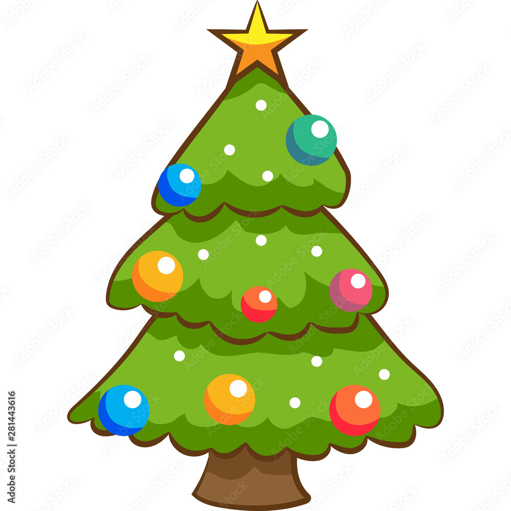 christmas tree vector graphic clipart christmas tree vector graphic clipart