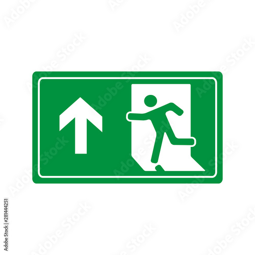 Wallpaper Mural fire exit icon vector design template Torontodigital.ca