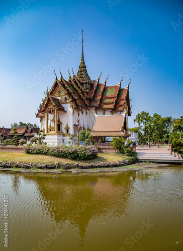 Temple in Ancient City, Bangkok, Thailand